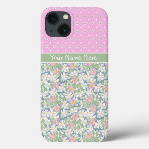 Hunde-Rosen Navy Polka Pink Samsung Galaxy Note 4 Case-Mate iPhone Hülle