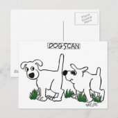 Hunde scannen! postkarte (Vorne/Hinten)