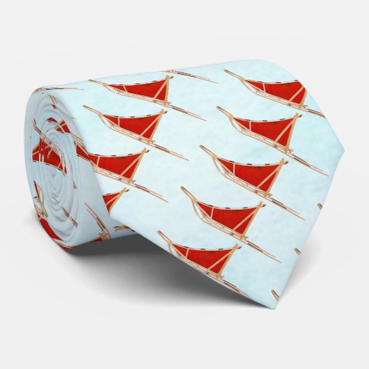 Hunde schelten auf Schnee Krawatte (Gerollt)