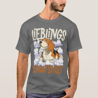 Hunde schlafen Shirt Hundeliebhaber Geschenk Beagl