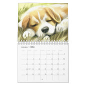 Hunde, schlafende Hunde Kalender (Jan 2026)