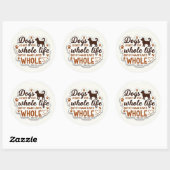 Hunde schließen uns ab - Sticker für Inspiration (Blatt)
