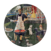 Hunde Schneidebrett (Vorderseite)