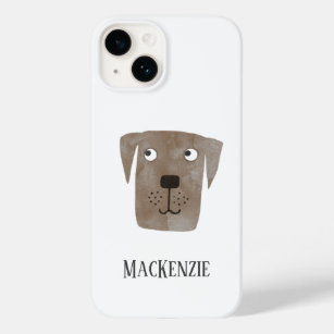 Hunde Schokolade Labrador Retriever Hund Personali Case-Mate iPhone 14 Hülle