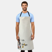 Hunde Schürze (Getragen)