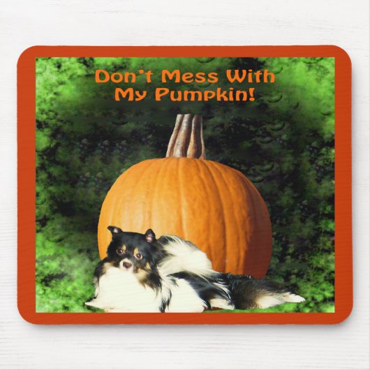 Hunde schützen großen Pumpkin Mousepad (Vorne)