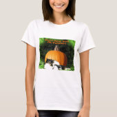 Hunde schützen großen Pumpkin T-Shirt (Vorderseite)