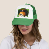 Hunde schützen großen Pumpkin Truckerkappe (Beispiel)
