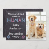 Hunde Schwangerschaft Ankündigung (Vorne/Hinten)