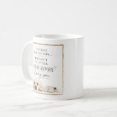 Hunde-Schwangerschaftsankündigung Kaffeetasse (Vorderseite Links)