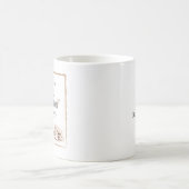 Hunde-Schwangerschaftsankündigung Kaffeetasse (Mittel)