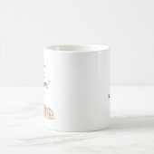 Hunde-Schwangerschaftsankündigung Kaffeetasse (Mittel)