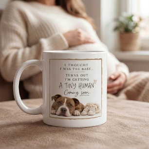 Hunde-Schwangerschaftsankündigung Kaffeetasse