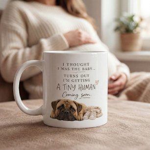 Hunde-Schwangerschaftsankündigung Kaffeetasse