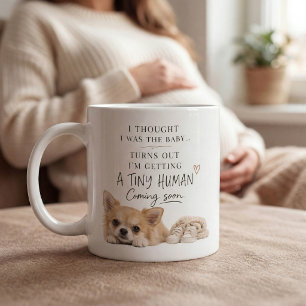 Hunde-Schwangerschaftsankündigung Kaffeetasse