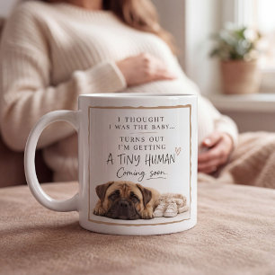 Hunde-Schwangerschaftsankündigung Kaffeetasse