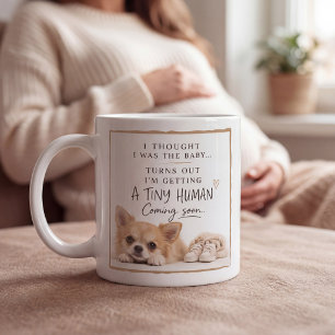 Hunde-Schwangerschaftsankündigung Kaffeetasse