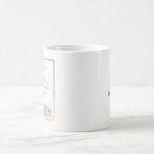 Hunde-Schwangerschaftsankündigung Kaffeetasse (Mittel)