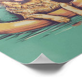 Hunde Schwimmen, Hunde, Hunde Poster (Ecke)