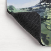 Hunde schwimmen im Wasser Mousepad (Ecke)