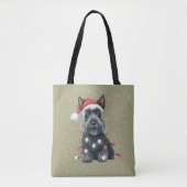 Hunde Scottie Scottish Terrier Christmas Dog Mama Tasche (Vorderseite)