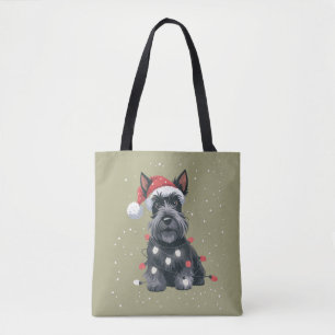 Hunde Scottie Scottish Terrier Weihnachten Hundema Tasche