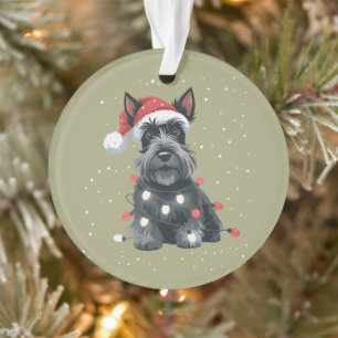 Hunde Scottie Scottish Terrier Weihnachten Hundemu Ornament