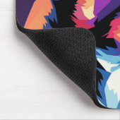 Hunde sehen Pop Art Mousepad (Ecke)