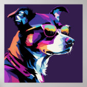 Hunde sehen Pop Art Poster (Vorne)