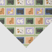 Hunde Seidenpapier (Ausschnitt)