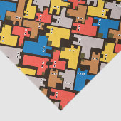 Hunde Seidenpapier (Ausschnitt)