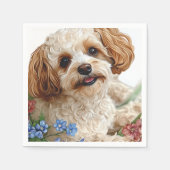 Hunde Serviette (Vorderseite)