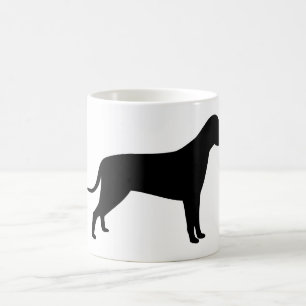 Hunde-Silhouette Kaffeetasse