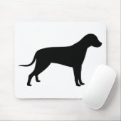 Hunde-Silhouette Mousepad (Mit Mouse)