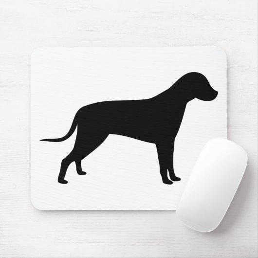 Hunde-Silhouette Mousepad (Mit Mouse)