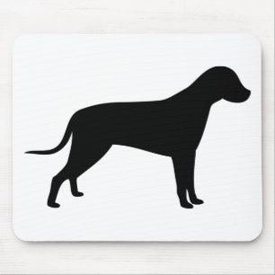 Hunde-Silhouette Mousepad