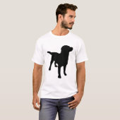 Hunde-Silhouette T-Shirt (Vorne ganz)