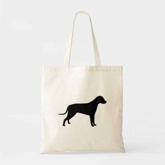 Hunde-Silhouette Tragetasche (Vorne)