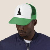 Hunde-Silhouette Truckerkappe (Beispiel)