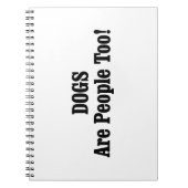 Hunde sind auch Menschen! Notizblock (Vorderseite)