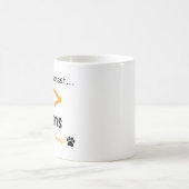 Hunde sind besser als Menschen Lustige Hundebesitz Kaffeetasse (Mittel)