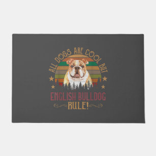 Hunde sind Cool, aber englische Bulldog Curs regie Fußmatte