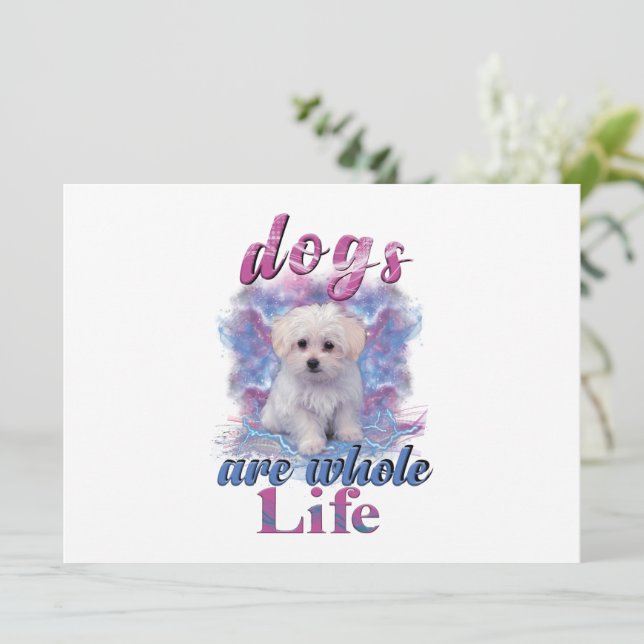 Hunde sind das ganze Leben lang (Stehend Vorderseite)