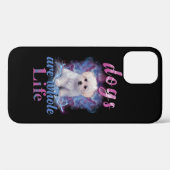 Hunde sind das ganze Leben lang Case-Mate iPhone Hülle (Rückseite (Horizontal))