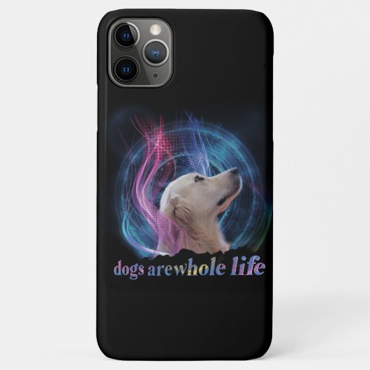 Hunde sind das ganze Leben lang farbenfroh Case-Mate iPhone Hülle (Rückseite)