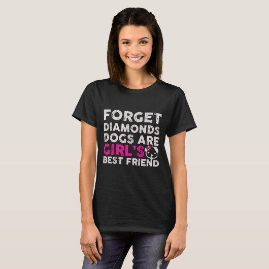 Hunde sind das Shirt von Girl's Best Friend Women' (Vorne ganz)