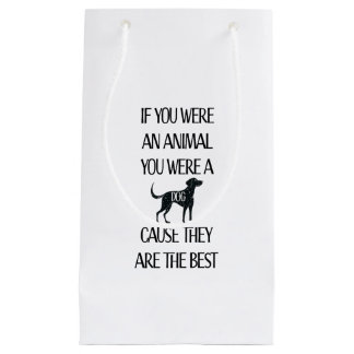 Hunde sind die besten kleine geschenktüte