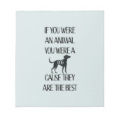 Hunde sind die besten - notizblock (Vorderseite)