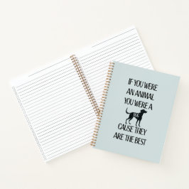 Hunde sind die besten - Spiral Notebook Notizblock