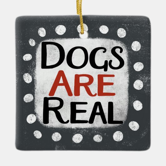Hunde sind echte Ornamente (Vorderseite)